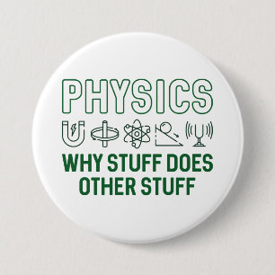 Badge Rond 7,6 Cm Physique