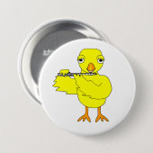 Badge Rond 7,6 Cm Piccolo Chick (Devant & derrière)