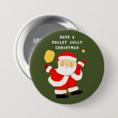 Badge Rond 7,6 Cm Pickleball Stocking Stuffers (Devant & derrière)