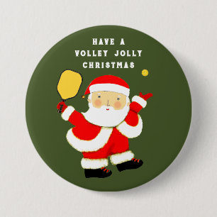 Badge Rond 7,6 Cm Pickleball Stocking Stuffers