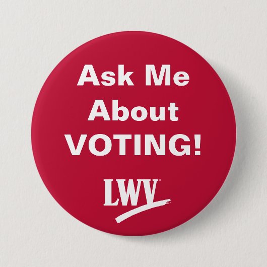 Badge Rond 7,6 Cm Pièce de vote (Devant)