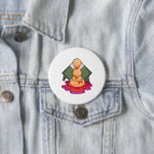 Badge Rond 7,6 Cm Pièce d'échecs Pawn (En situation)