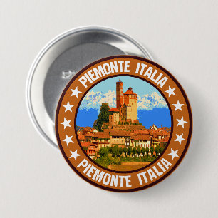 Badge Rond 7,6 Cm Piemonte
