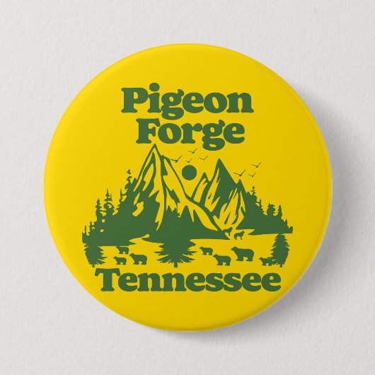 Badge Rond 7,6 Cm Pigeon Forge Tennessee (Devant)