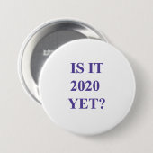 Badge Rond 7,6 Cm Pin 2020 (Devant & derrière)