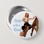 Badge Rond 7,6 Cm Pin- d'artiste (Devant & derrière)