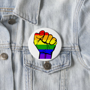 Badge Rond 7,6 Cm Pin de gay pride - Bouton de drapeau de fierté -
