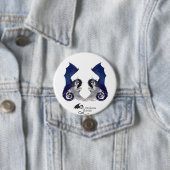 Badge Rond 7,6 Cm Pin de licorne de dragon (En situation)