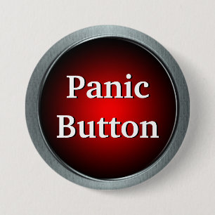 Badge Rond 7,6 Cm Pin de signal d'alarme
