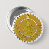 Badge Rond 7,6 Cm Pin du label d'AniMat (grand) (Devant & derrière)
