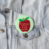 Badge Rond 7,6 Cm Pin fait sur commande de professeurs (En situation)