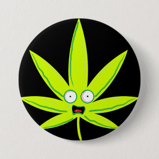 Badge Rond 7,6 Cm Pin paranoïde de pot