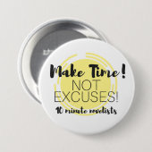 Badge Rond 7,6 Cm Pin vous-même un grand rappel ! (Devant & derrière)