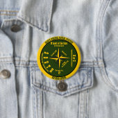 Badge Rond 7,6 Cm Pinceau Compass (En situation)