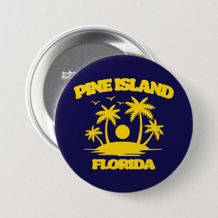 Badge Rond 7,6 Cm Pine Island Floride