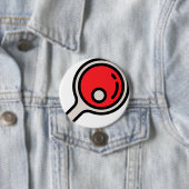 Badge Rond 7,6 Cm ping-pong (En situation)