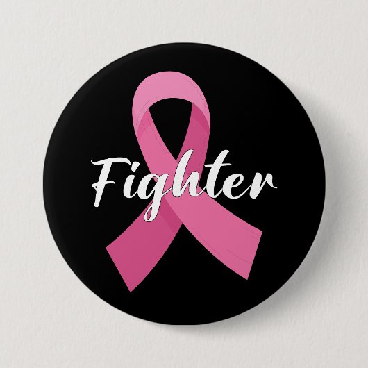 Badge Rond 7,6 Cm Pink Ribbon Cancer Sensibilisation Lutte contre le (Devant)