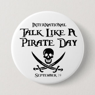 Badge Rond 7,6 Cm PirateDayButton