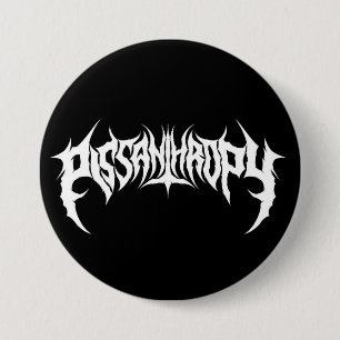 Badge Rond 7,6 Cm Pissanthropy Death Metal Fake Band Bouton