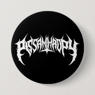Badge Rond 7,6 Cm Pissanthropy Death Metal Fake Band Bouton