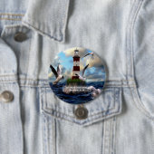 Badge Rond 7,6 Cm Pittoresque Laisser Votre Lumière Briller Matthieu (En situation)