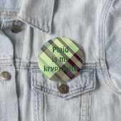 Badge Rond 7,6 Cm plaid029, Plaidis mon kryptonite (En situation)