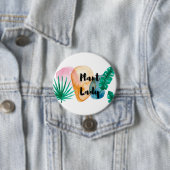Badge Rond 7,6 Cm Plant Button (En situation)