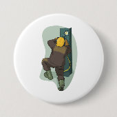 Badge Rond 7,6 Cm Plaque métallique soudée industrielle (Devant)