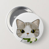 Badge Rond 7,6 Cm Pleine lune (Devant & derrière)