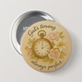 Badge Rond 7,6 Cm Pocket-watch  Button Design... (Devant & derrière)