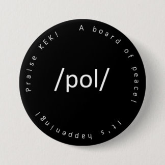 BADGE ROND 7,6 CM /POL/