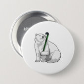 Badge Rond 7,6 Cm Polar bear (Devant & derrière)