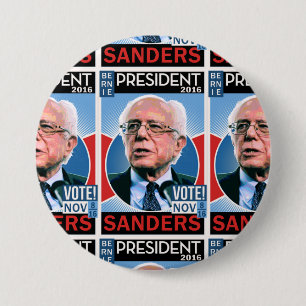 Badge Rond 7,6 Cm Ponceuses de Bernie de vote le 8 novembre 2016