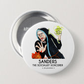 Badge Rond 7,6 Cm Ponceuses le sorcier (Devant & derrière)