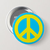 Badge Rond 7,6 Cm Pop Peace (Devant & derrière)