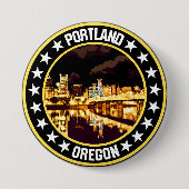 Badge Rond 7,6 Cm Portland (Devant)