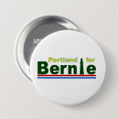 Badge Rond 7,6 Cm Portland pour Bernie (Devant & derrière)