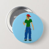 Badge Rond 7,6 Cm pouce haut (Devant & derrière)