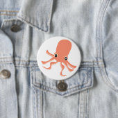 Badge Rond 7,6 Cm poulpe (En situation)