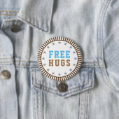 Badge Rond 7,6 Cm Poumons libres (En situation)