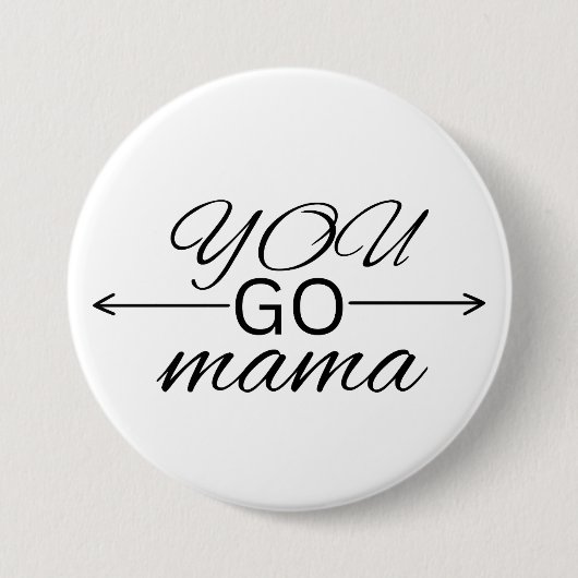 Badge Rond 7,6 Cm Poupée d'émail maman - Cadeau pour maman - Épingle (Devant)
