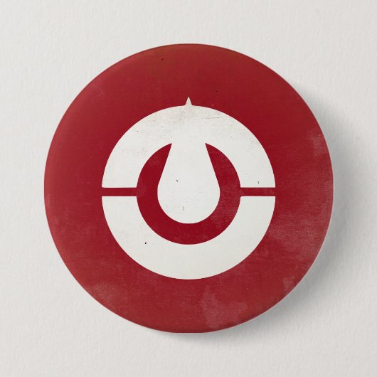 Badge Rond 7,6 Cm préfecture de Kochi (Devant)