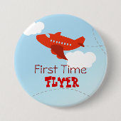 Badge Rond 7,6 Cm Premier Flyer (Devant)
