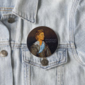 BADGE ROND 7,6 CM PRÉSIDENT 2016 DE HILLARY (En situation)