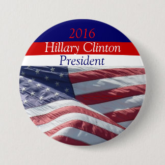 Badge Rond 7,6 Cm Président 2016 de Hillary Clinton par