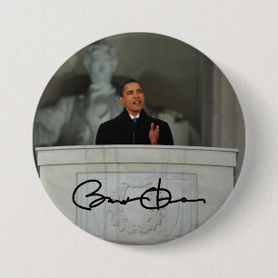 Badge Rond 7,6 Cm Président Barack Obama