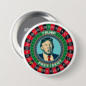 Badge Rond 7,6 Cm Président d'atout (Devant & derrière)