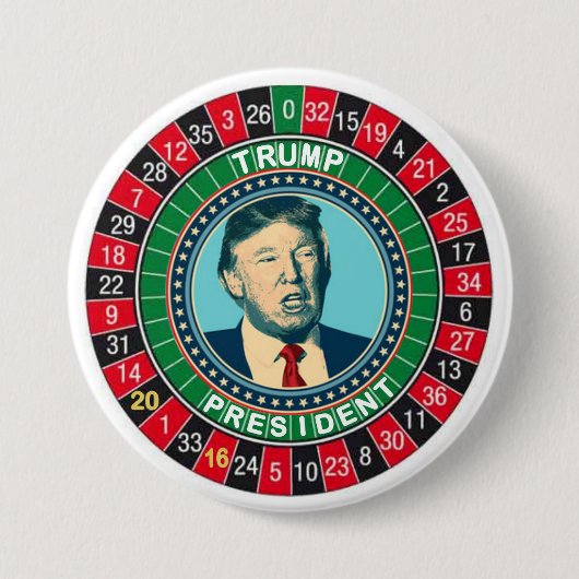 Badge Rond 7,6 Cm Président d'atout (Devant)