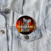 Badge Rond 7,6 Cm Priez pour l'Australie (En situation)