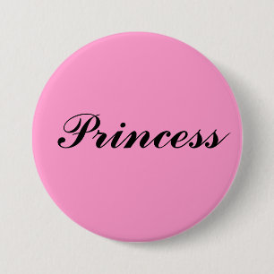 Badge Rond 7,6 Cm Princesse